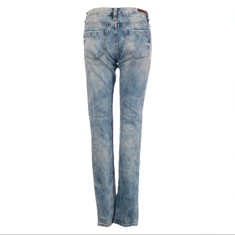 Blank NYC Distressed Busted Knee Acid Tie Dye Wash Skinny Jeans Size 25